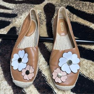In new condition Michael Kors Brown-Espadrille-Flats-Shoes-Slip-On size 6